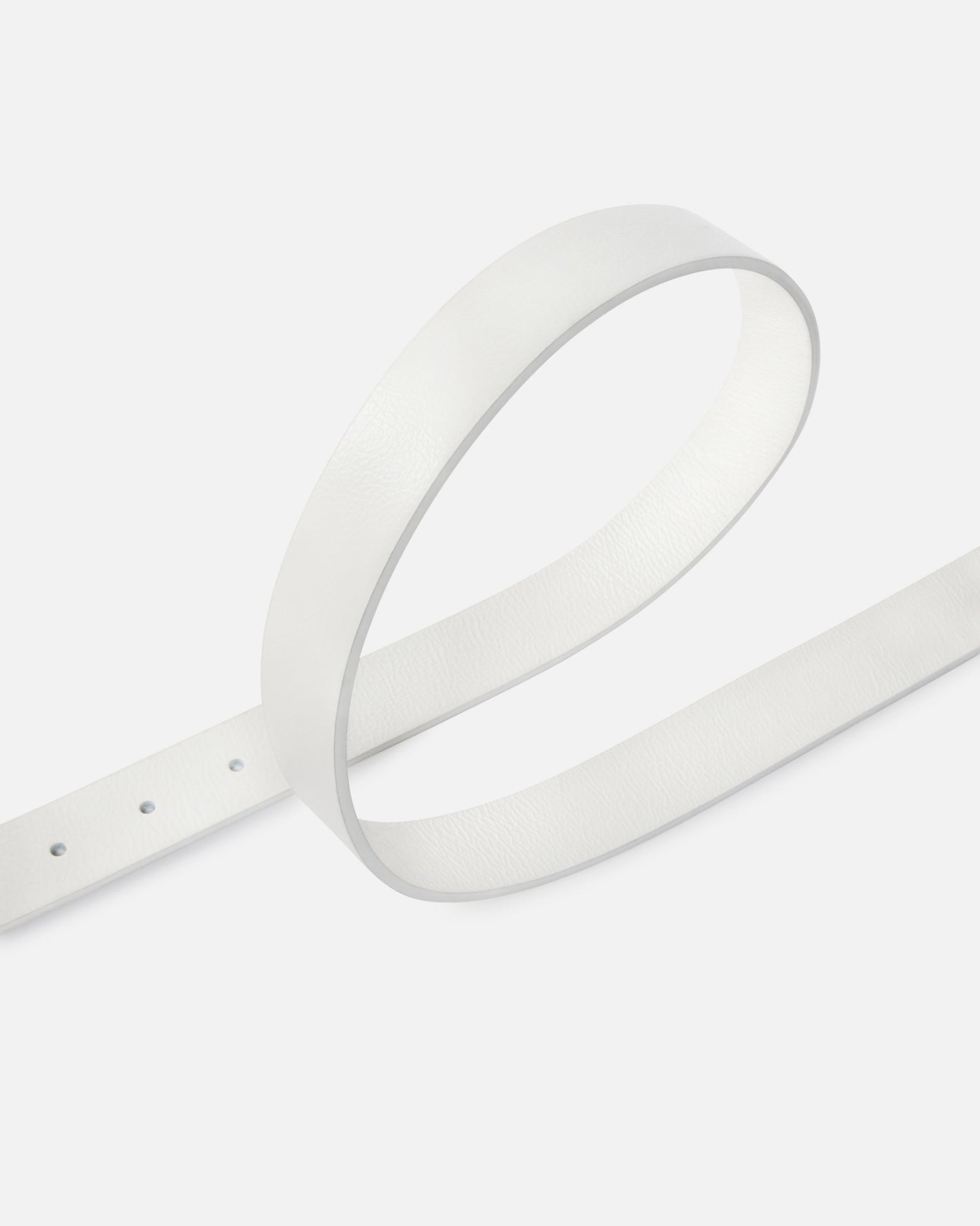 Shiny leather belt with metallic finishes, 3 cm