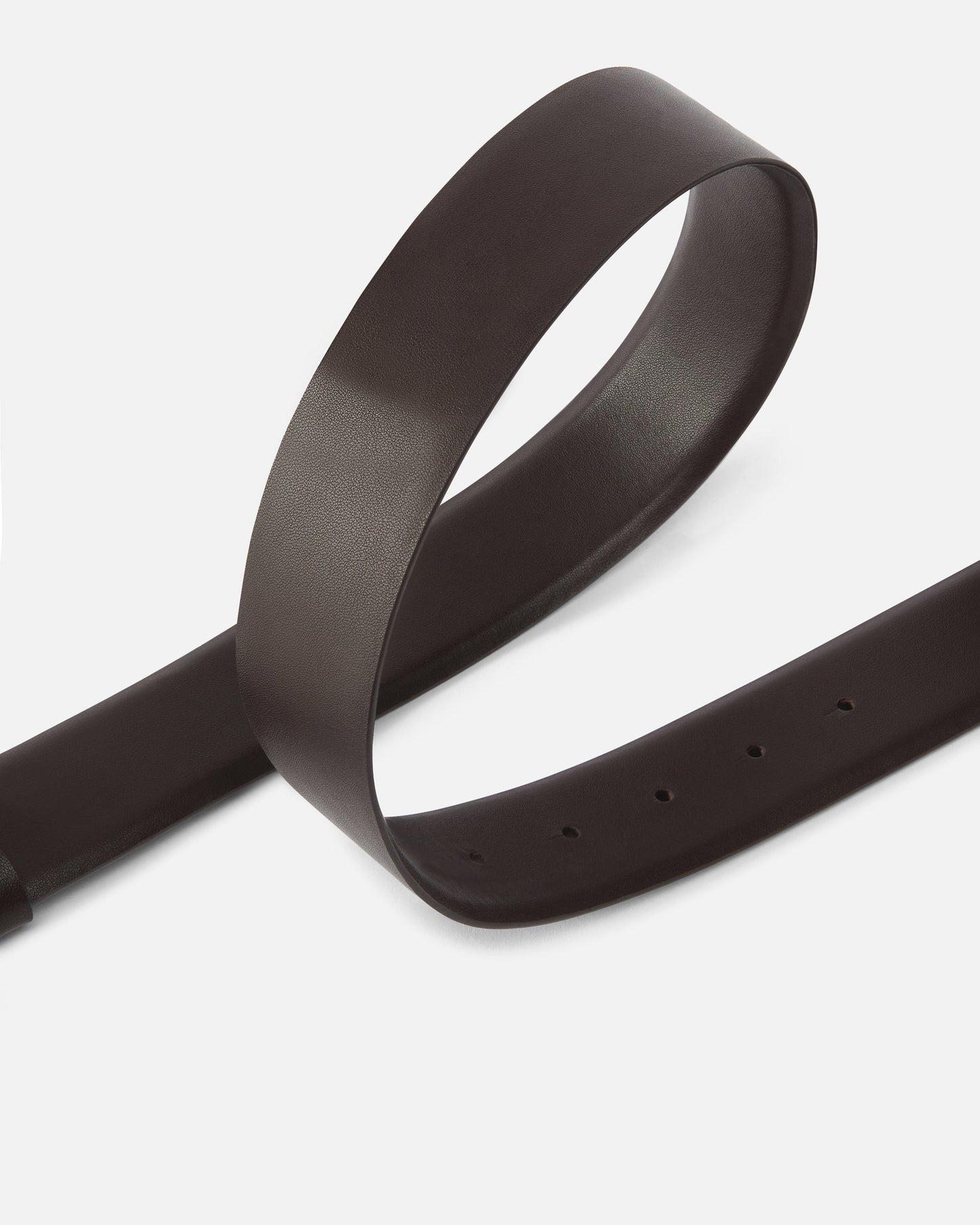 Leather belt with jewel medallion, 4cm