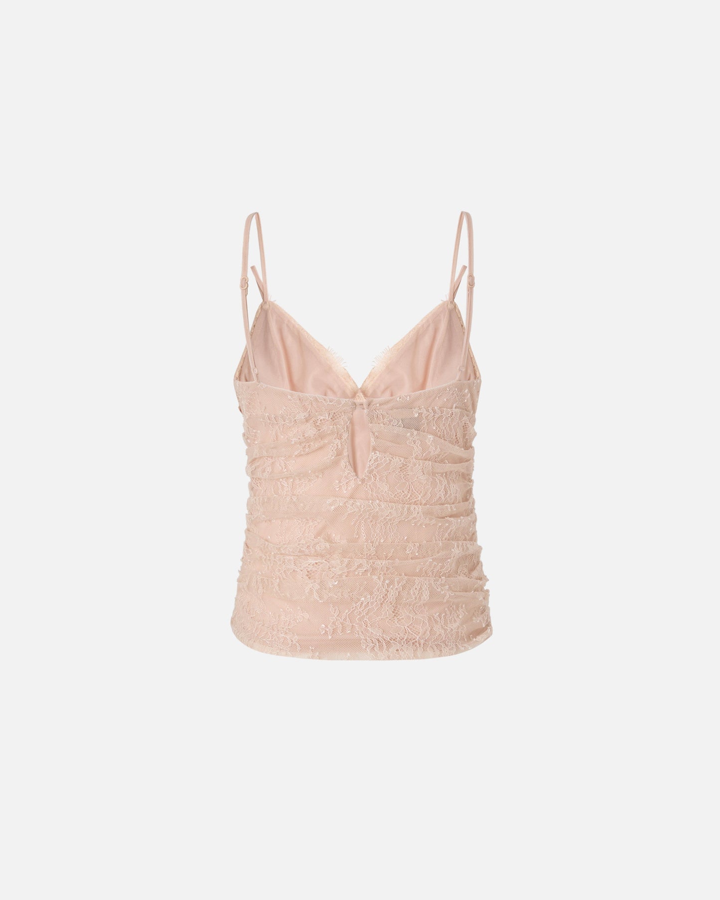 Floral lace top with shoulder straps