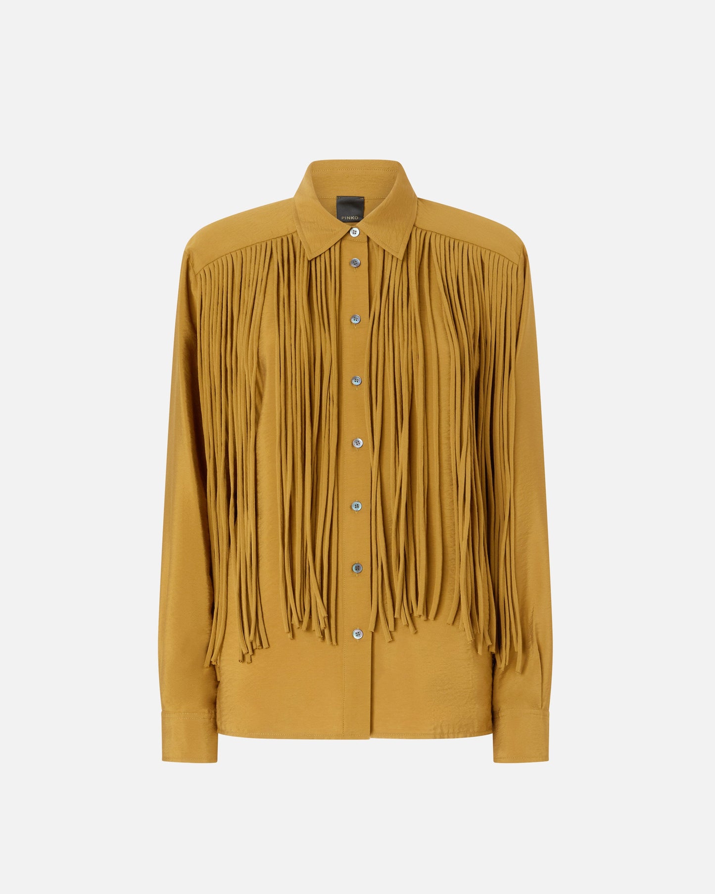 Texan-style shirt with fringing