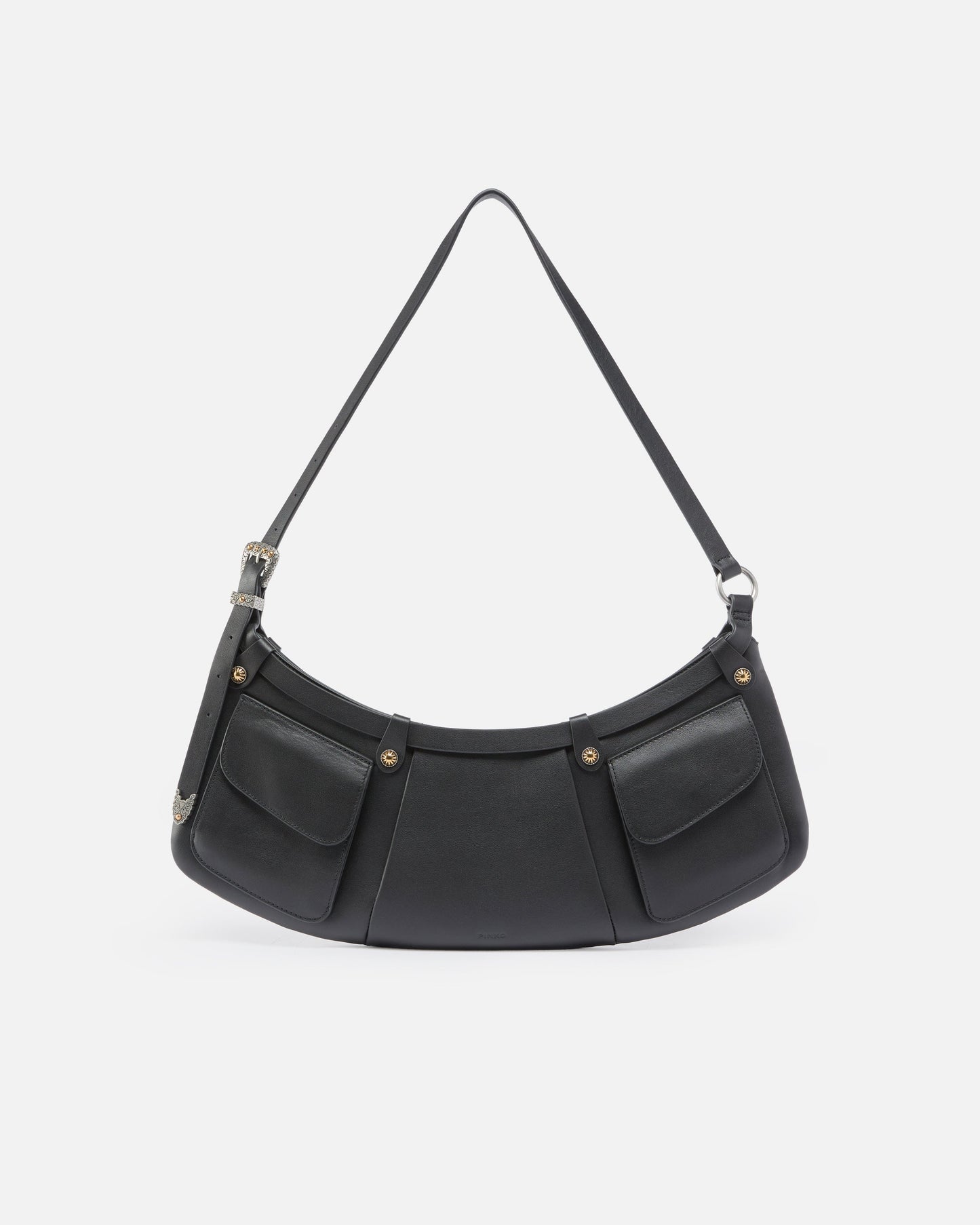 Pocket Body Bag large shoulder bag in leather with pockets