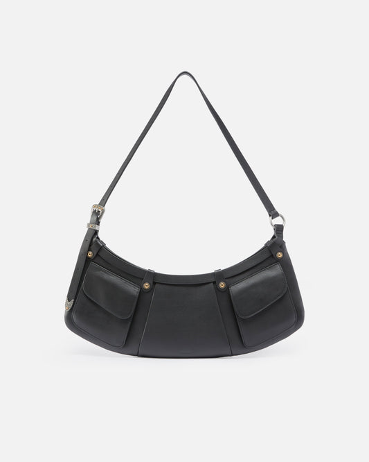 Pocket Body Bag large shoulder bag in leather with pockets