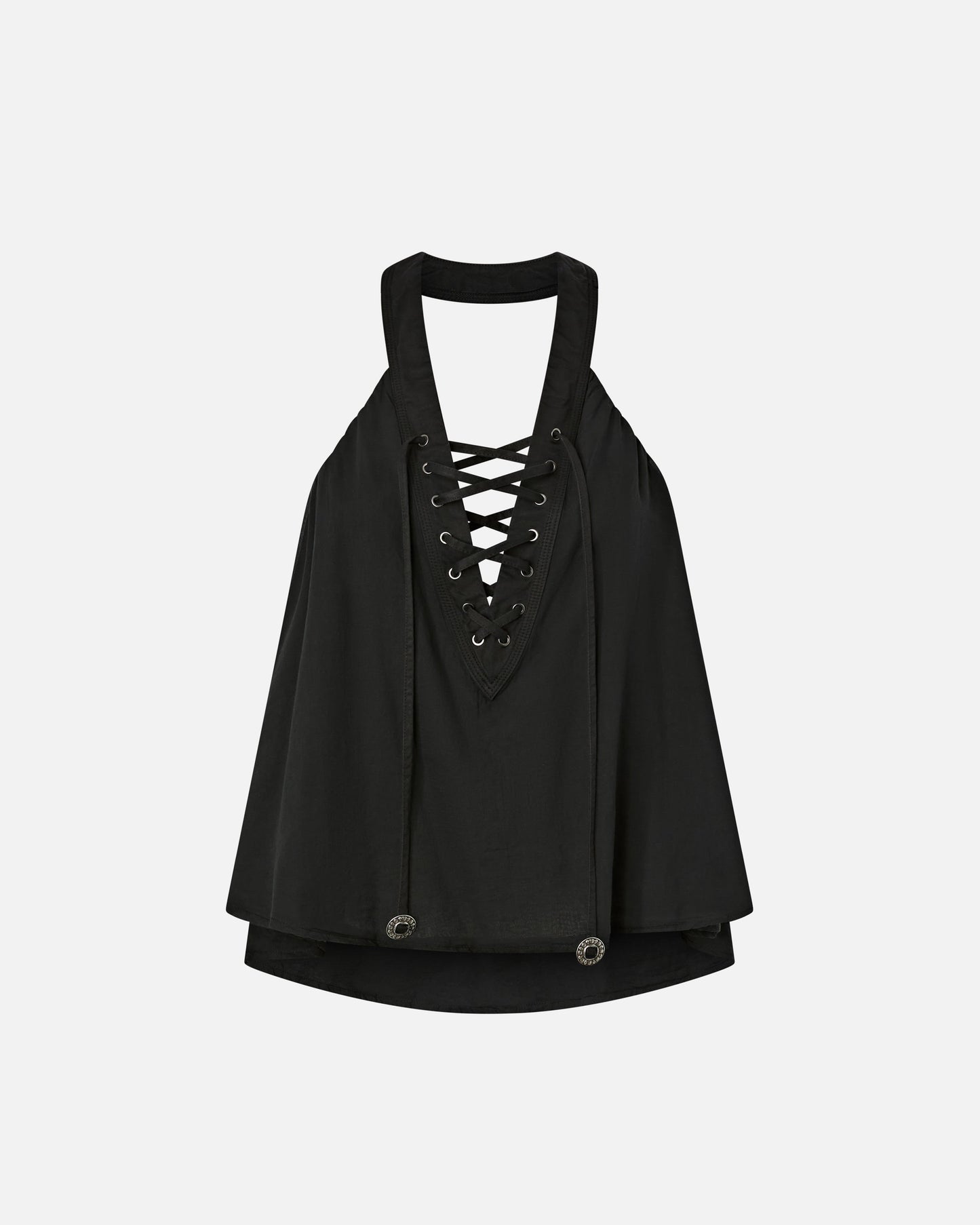 Lightweight top with laces and Texan details