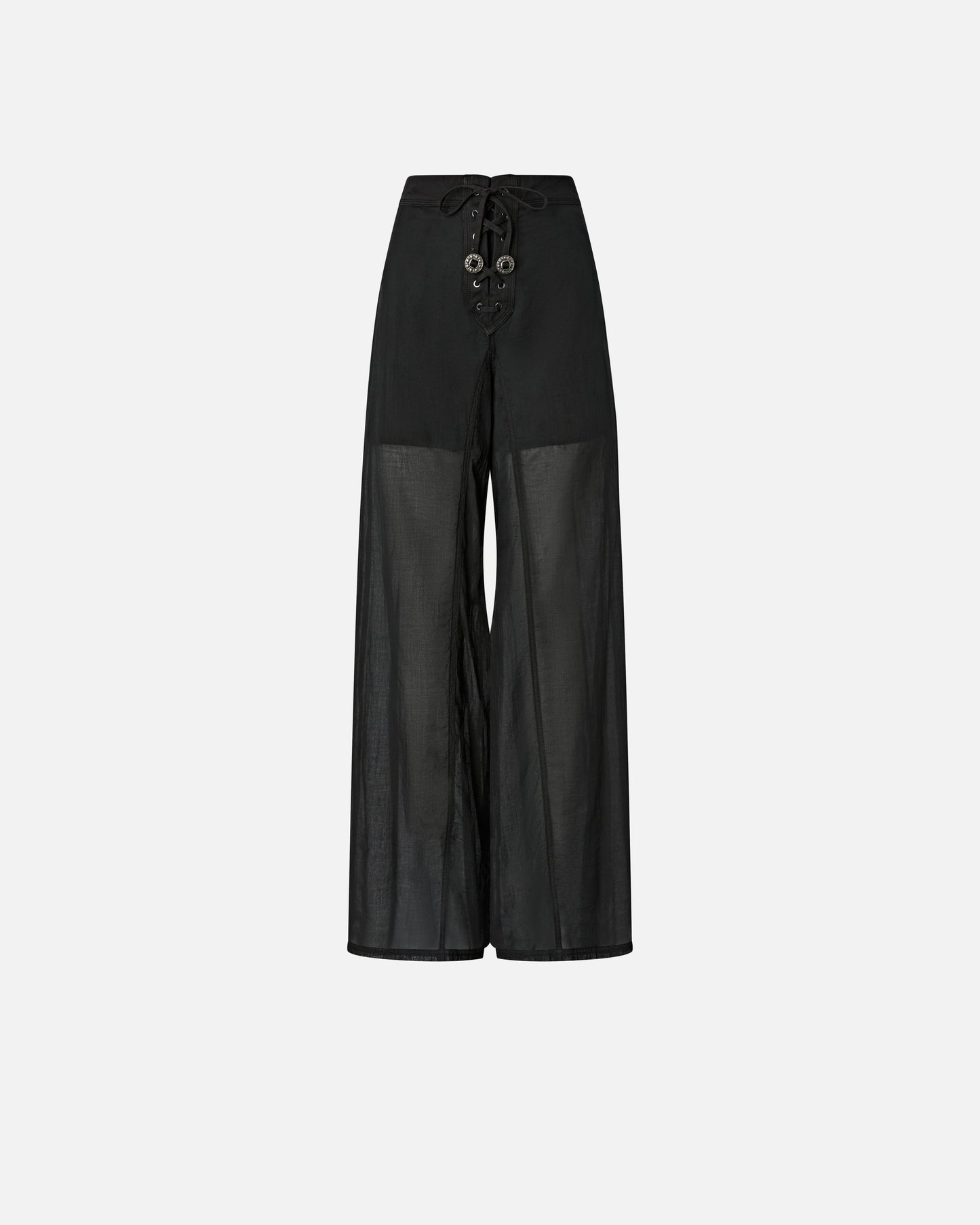Lightweight trousers with laces and Texan details
