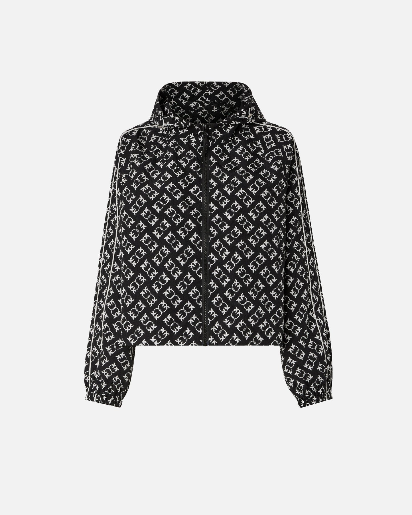 Sporty jacket with all-over Love Birds logo
