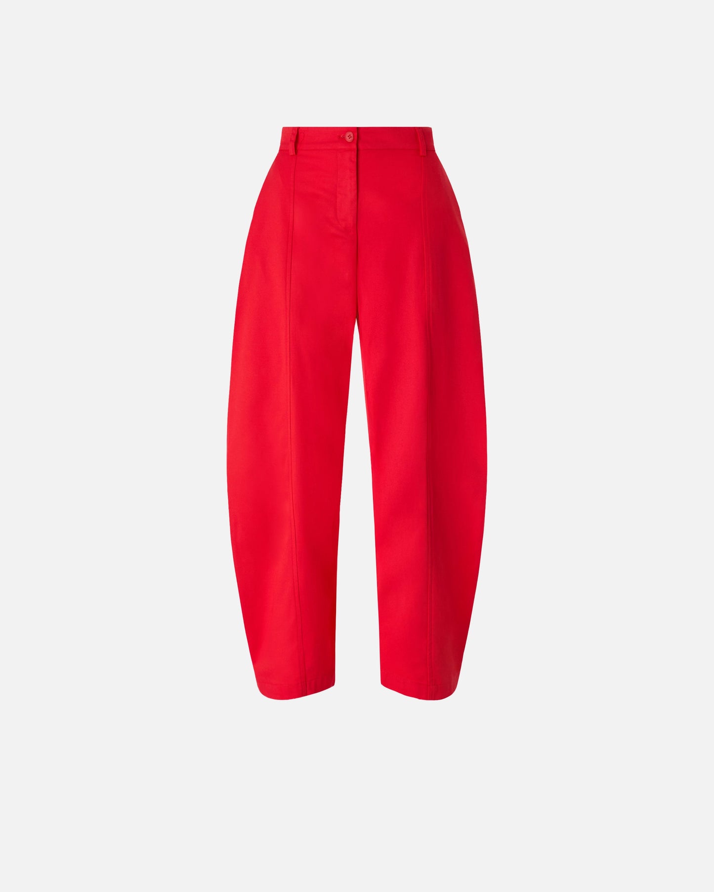 Barrel-fit trousers in stretch cotton