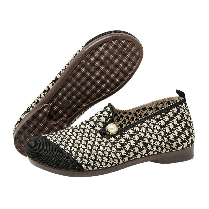 2024 Neue rutschfeste Canvas-Flats mit weicher Sohle