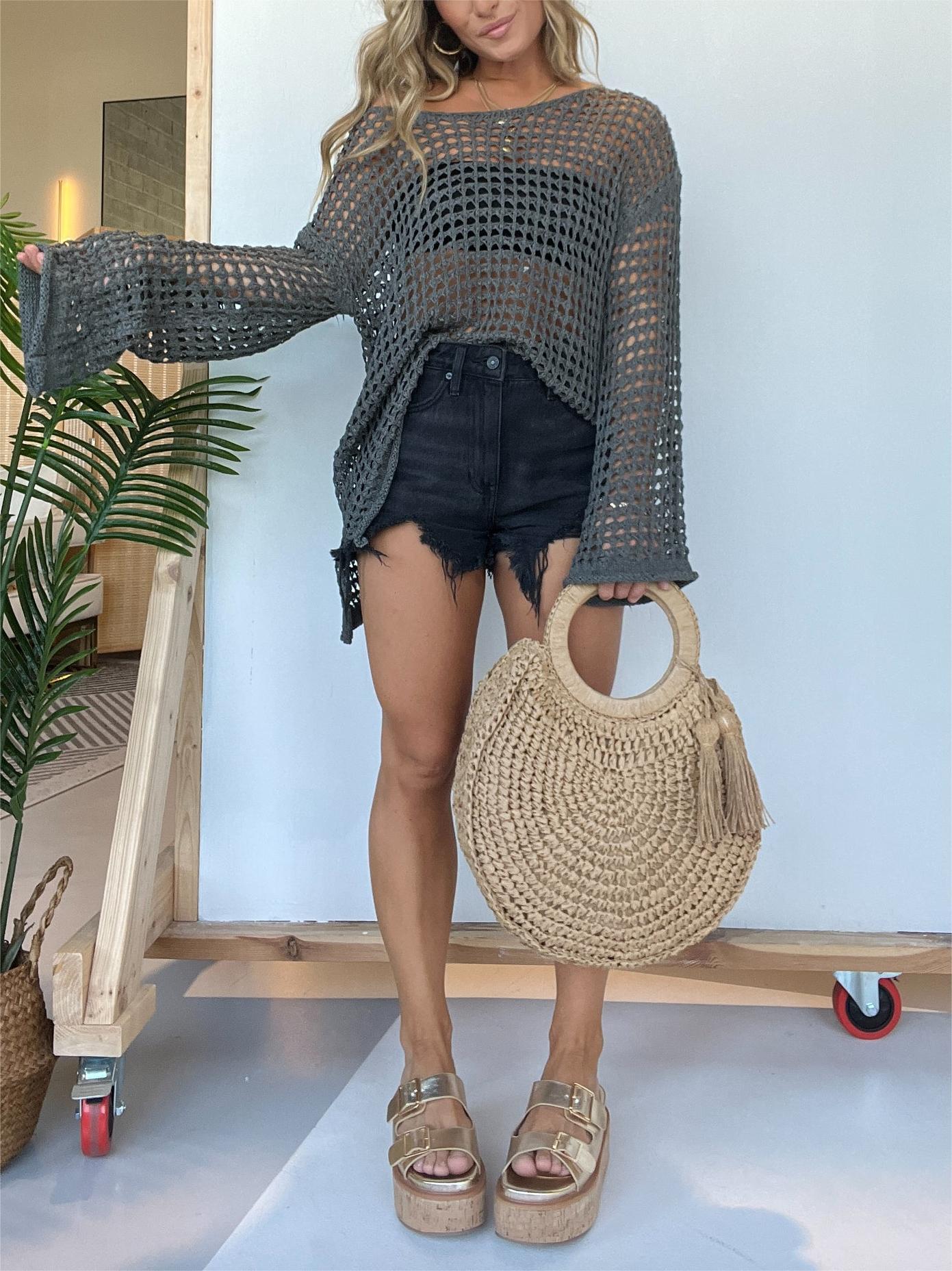 2024 Neues Häkel-Strandkleid für Damen mit Aushöhlungen (2 kaufen, kostenloser Versand)