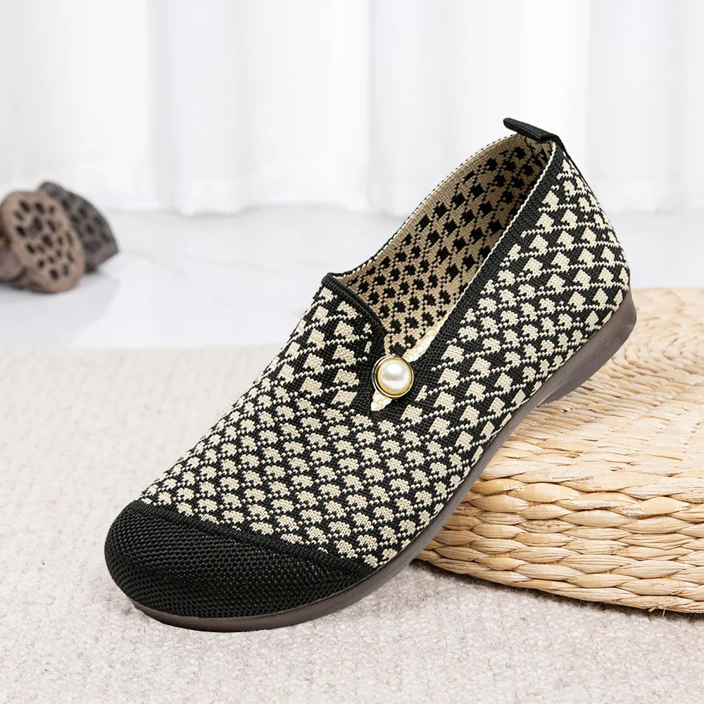 2024 Neue rutschfeste Canvas-Flats mit weicher Sohle