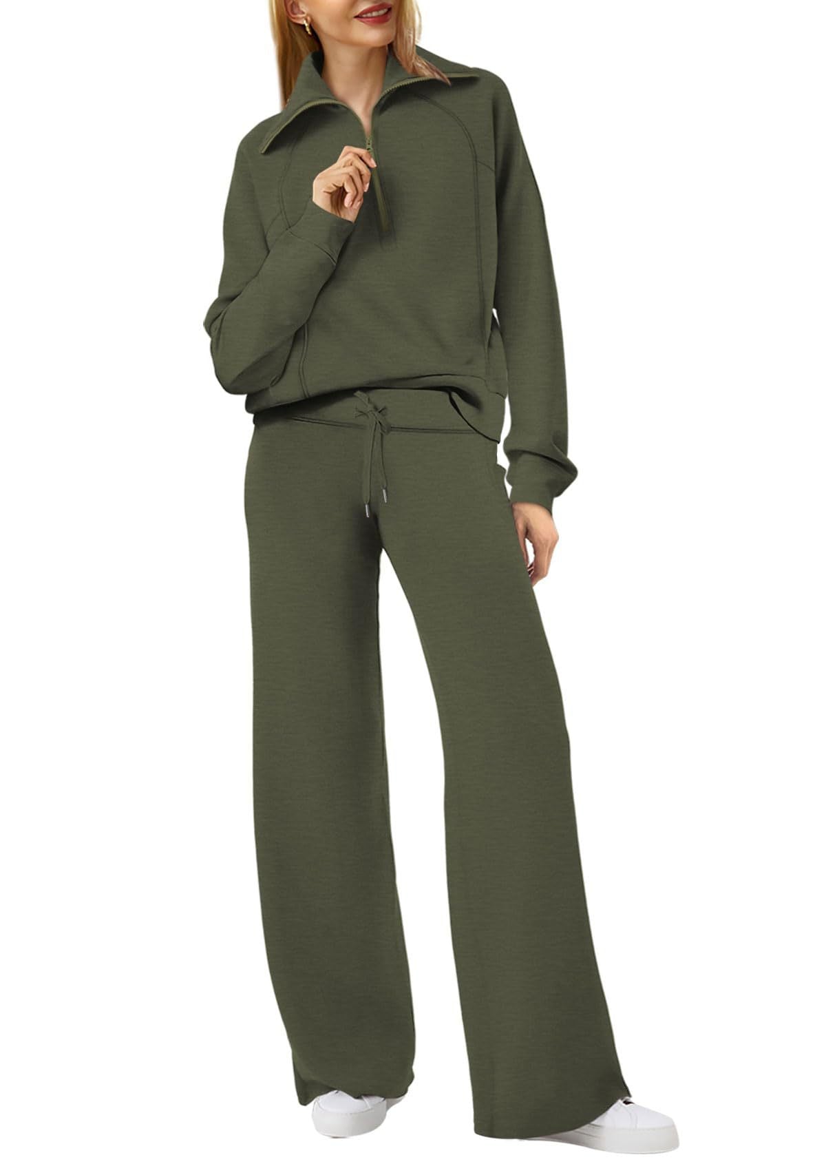 ⏰Hot Sale-Women's 2 Piece Casual Outfits Sweatsuit Set (Buy 2 Free Shipping)