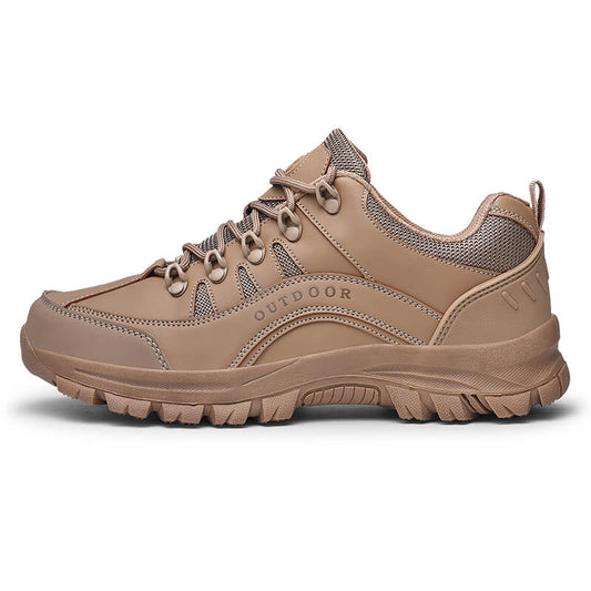 Herren Wanderhalbschuhe in Uni-Farbe