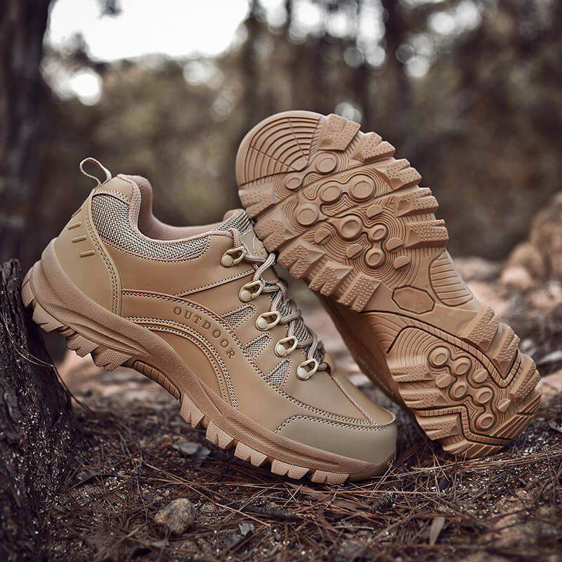 Men's New Solid Color Outdoor Hiking Shoes