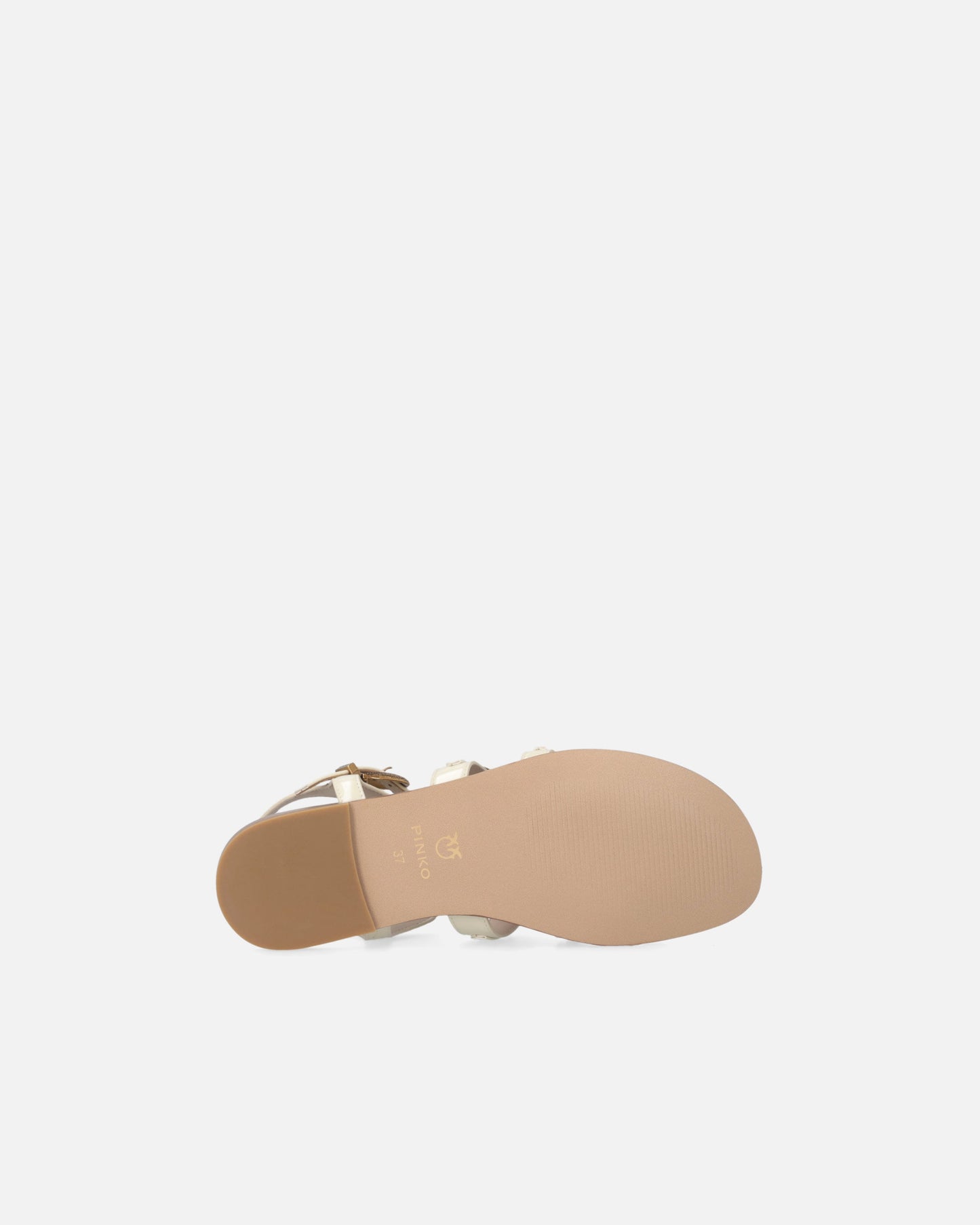 Flat sandals with straps and studs