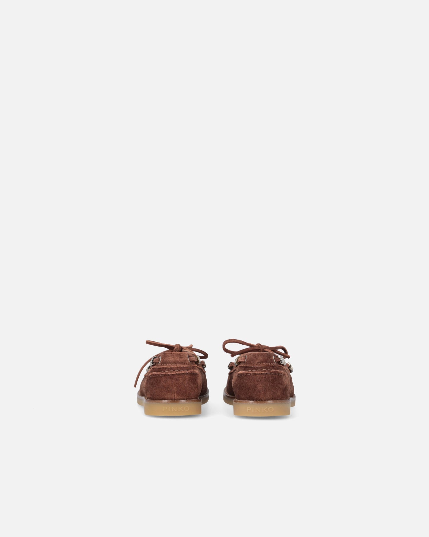 Suede moccasins with jewel details