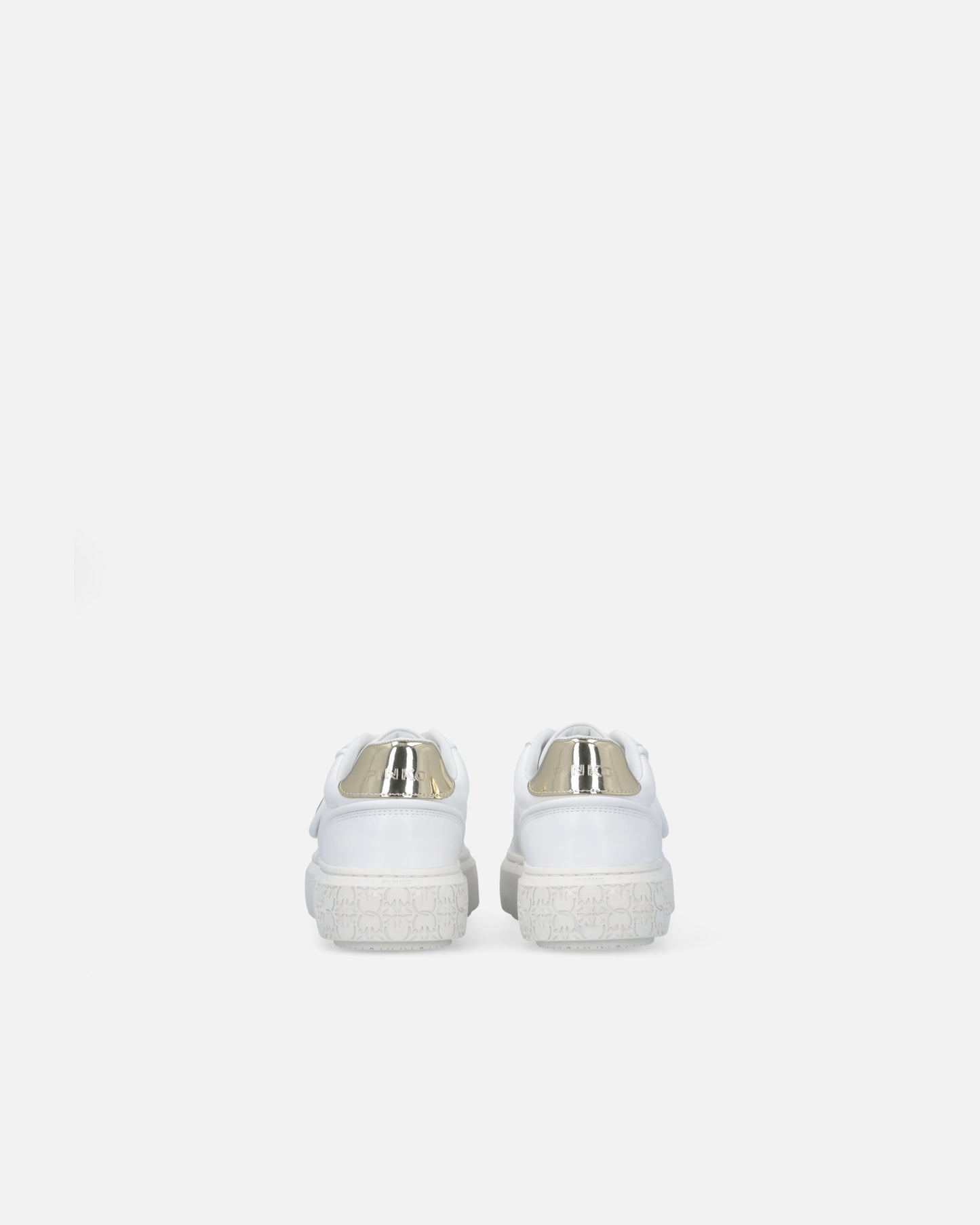 Leather sneakers with Love Birds logo