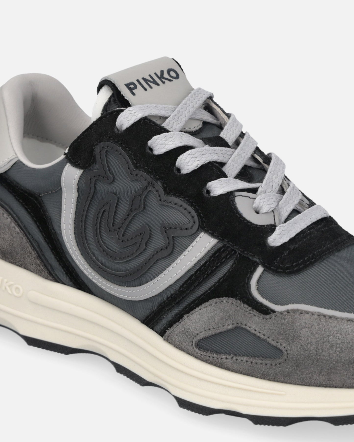Suede sneakers with logo