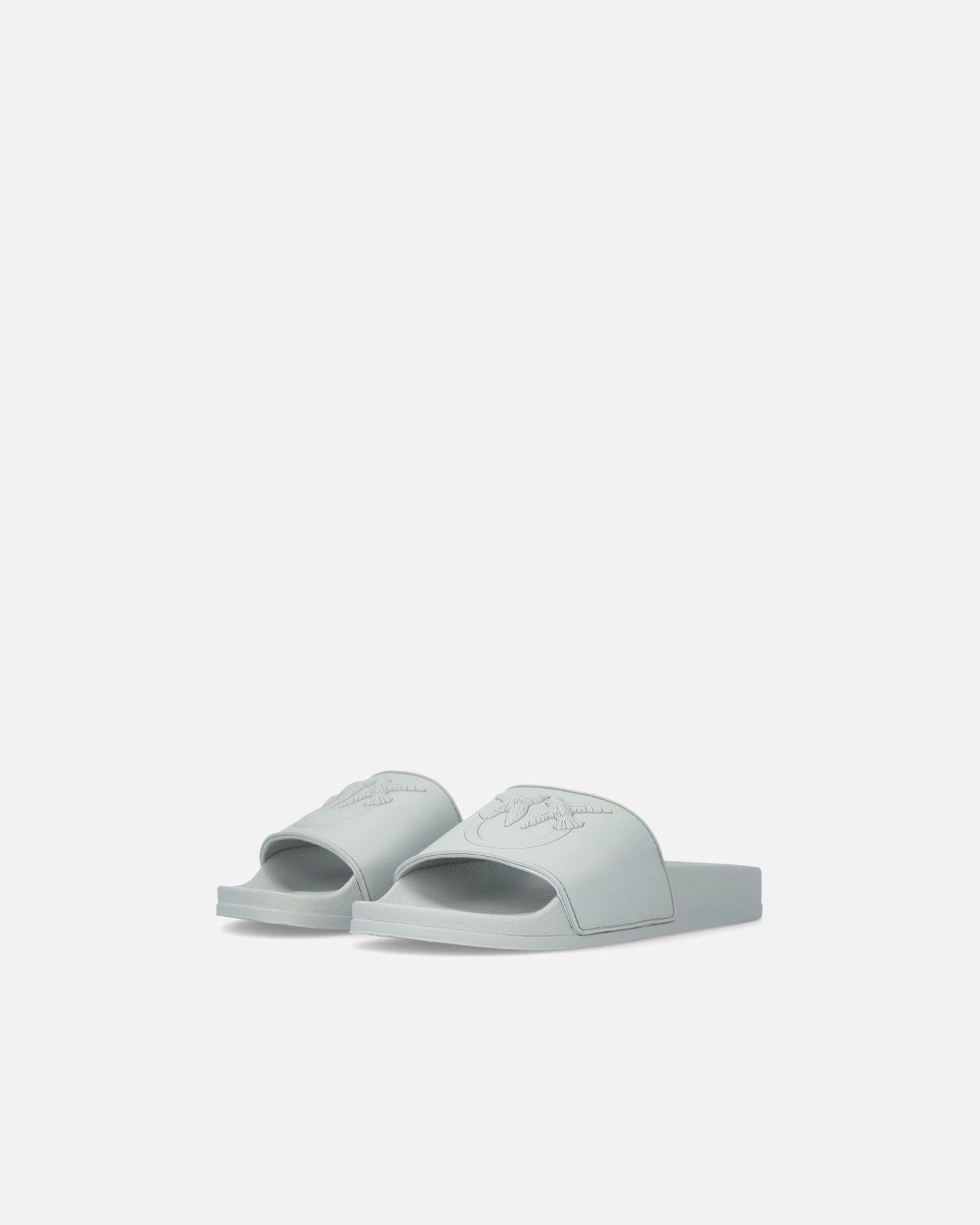 Rubber slip-on sandals with Love Birds maxi logo