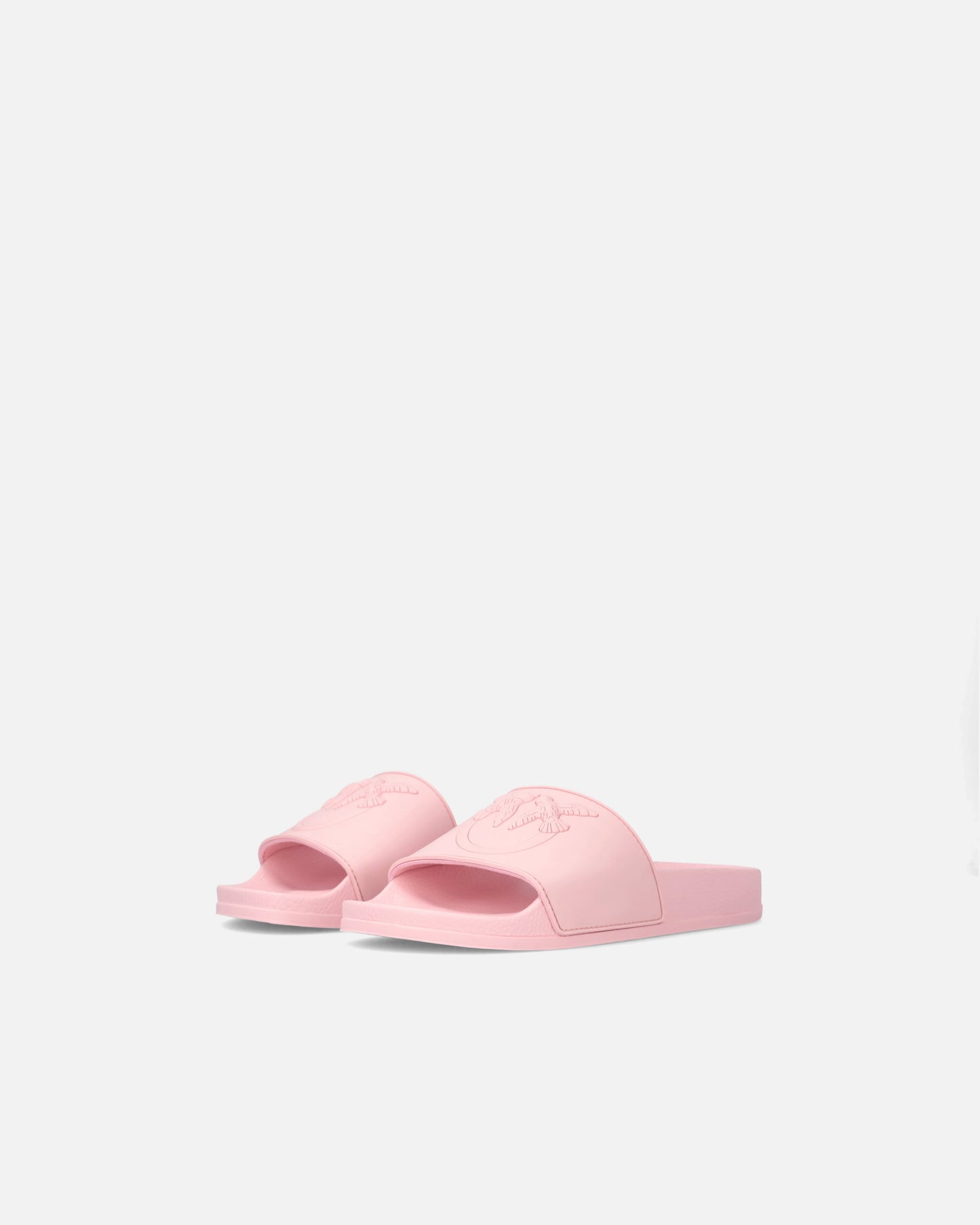 Rubber slip-on sandals with Love Birds maxi logo