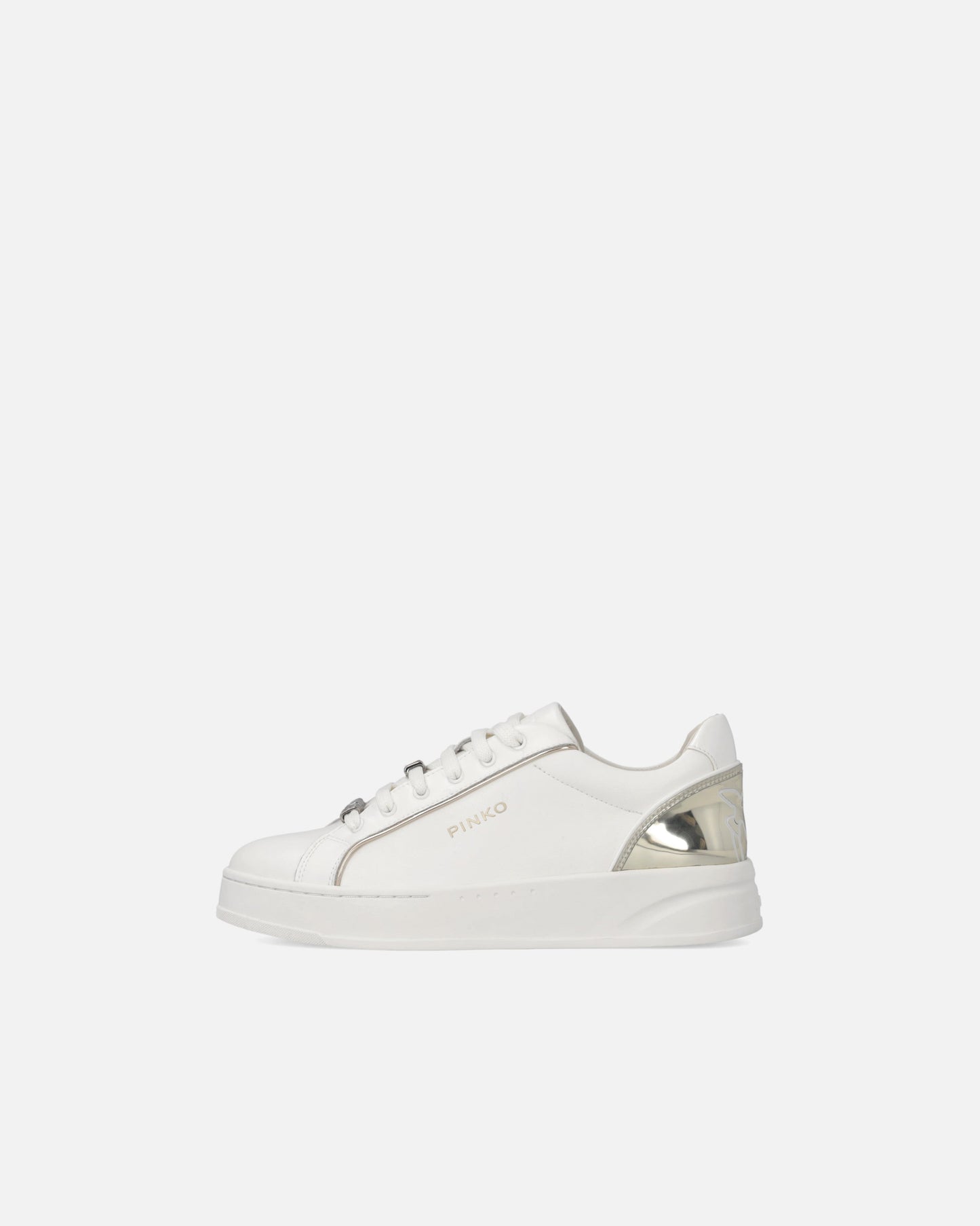 Leather sneakers with logo