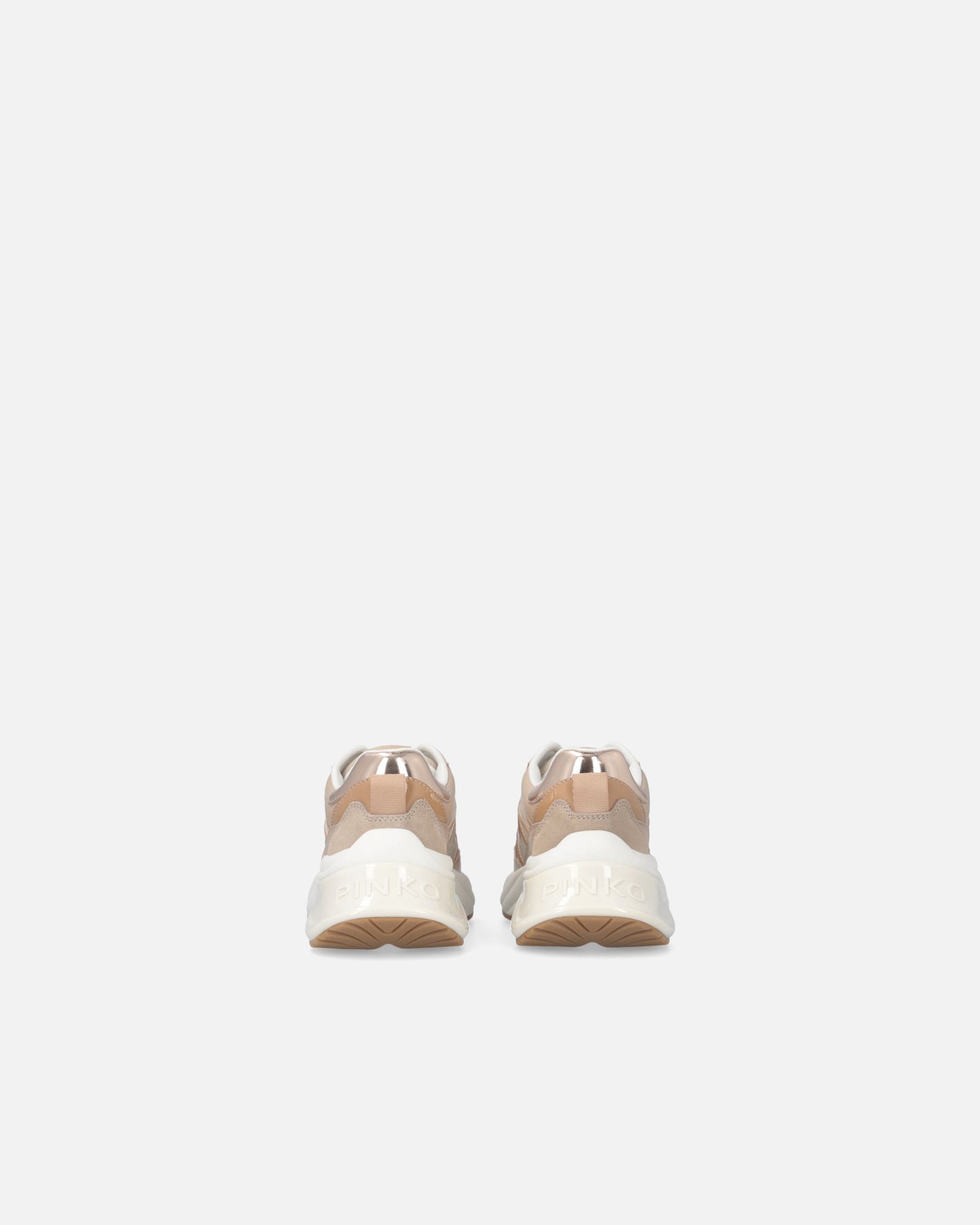 Sneakers with mix of inserts and Love Birds logo