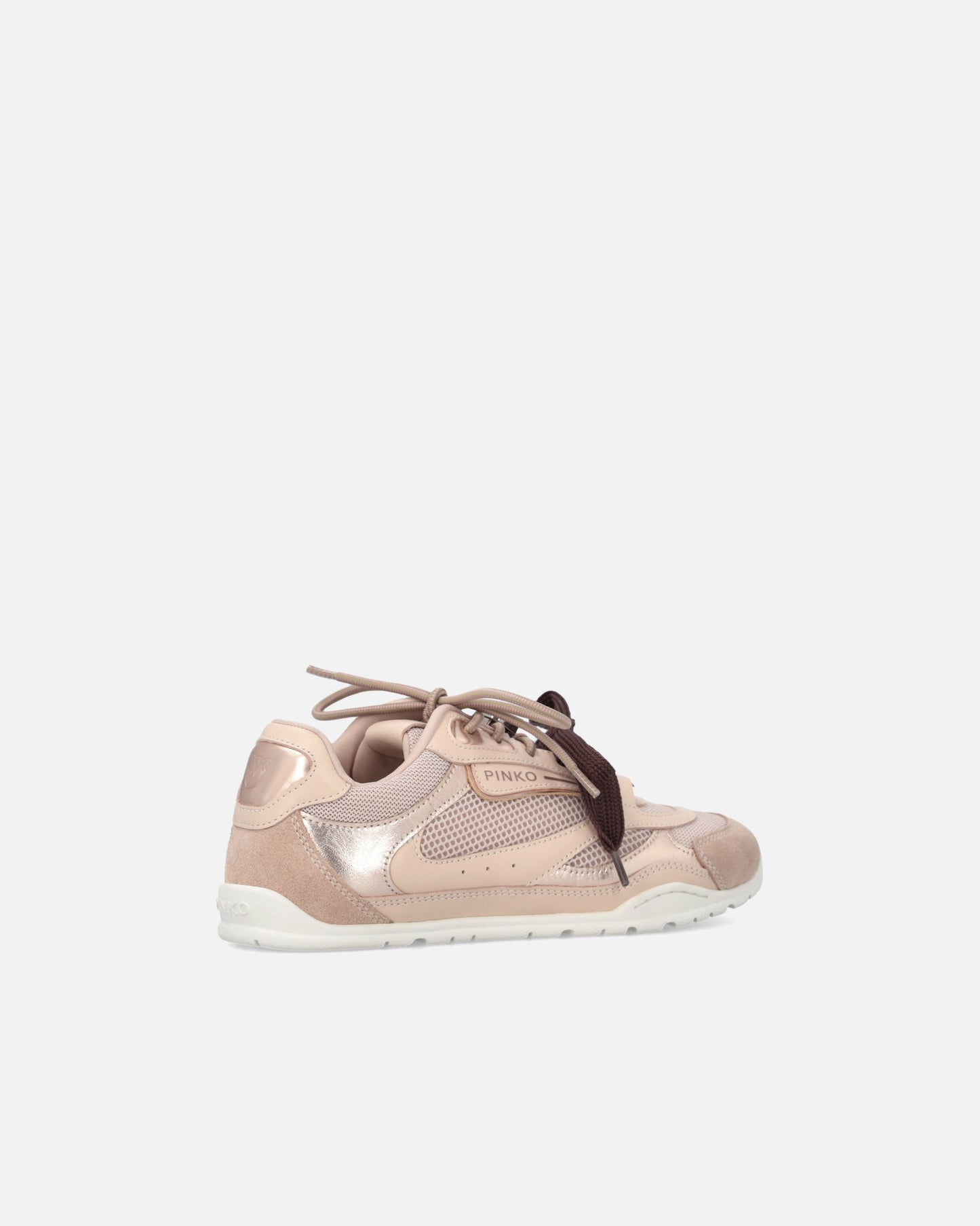 Sneakers with double laces and jewel details
