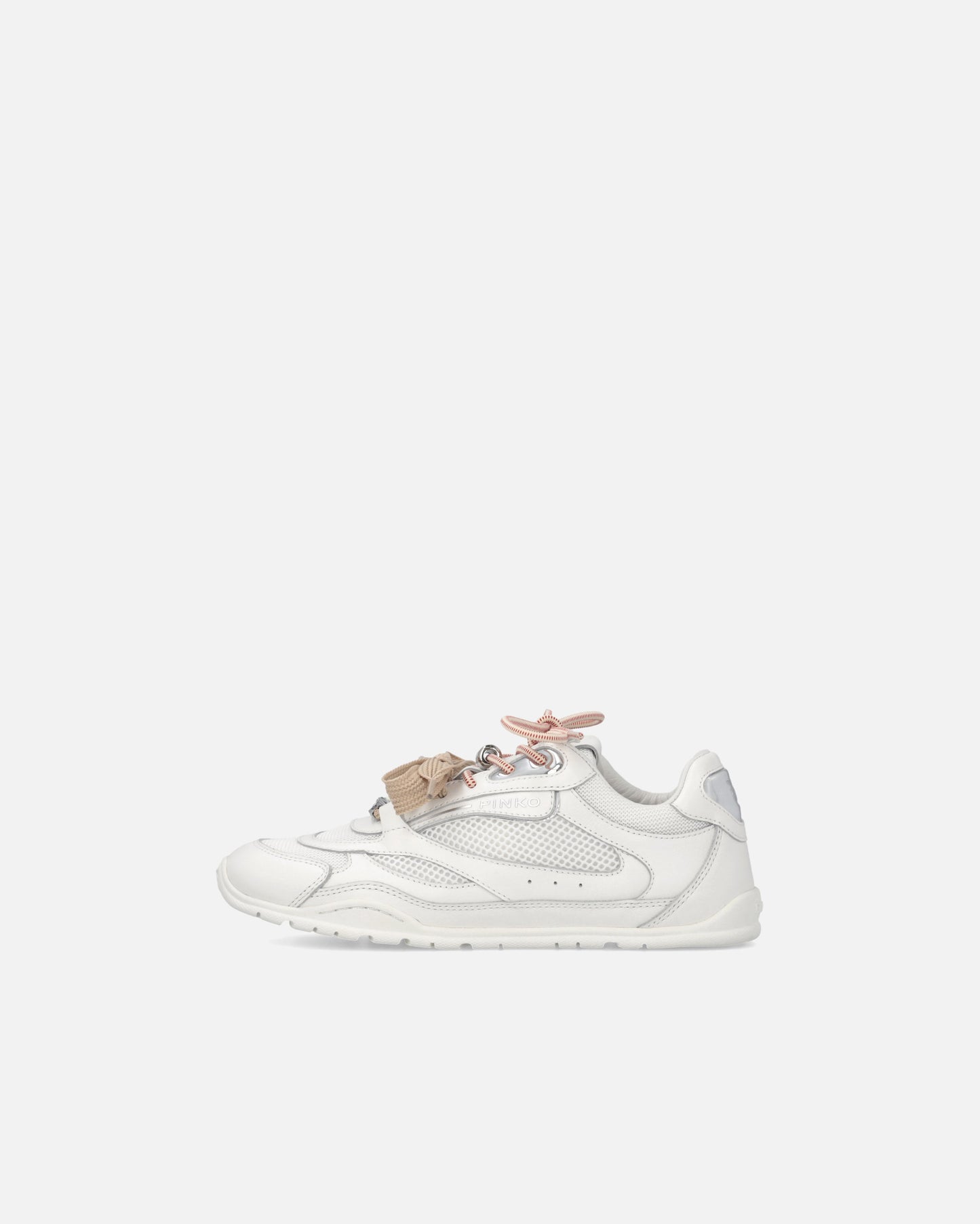 Sneakers with double laces, crystal and charms